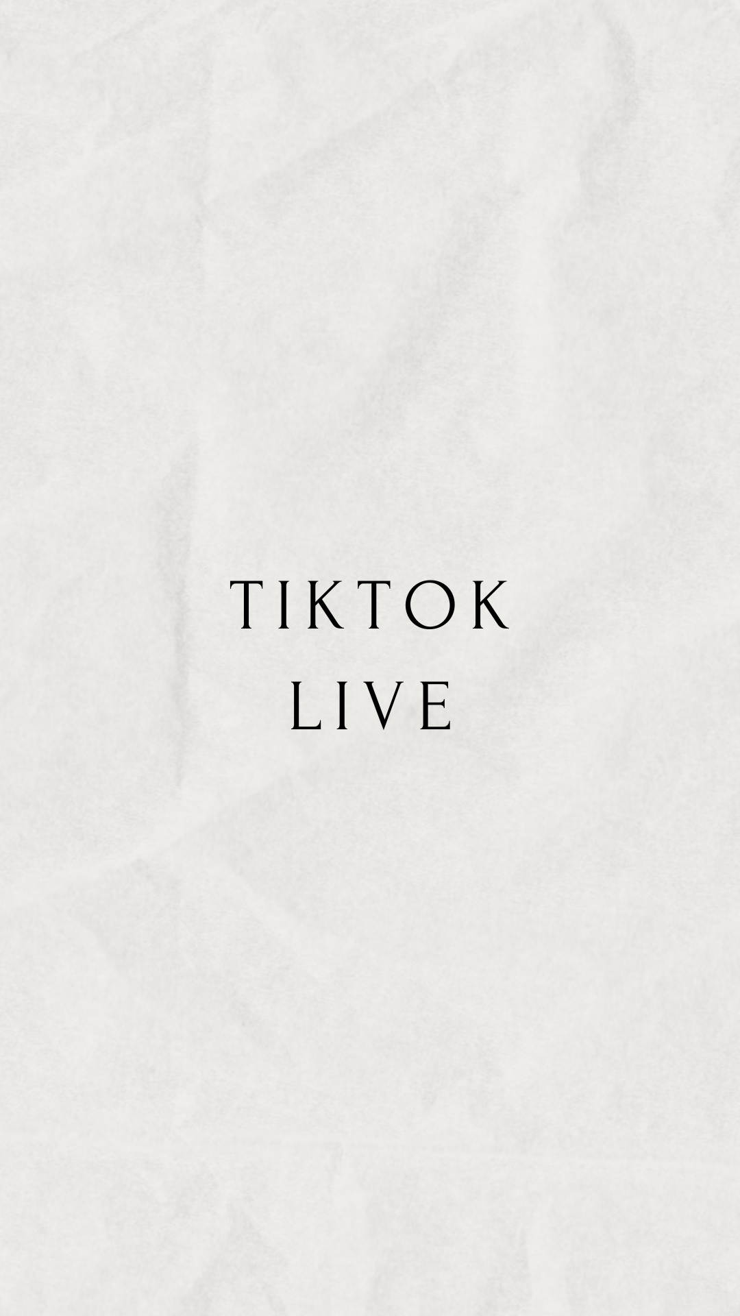 TIKTOK LIVE