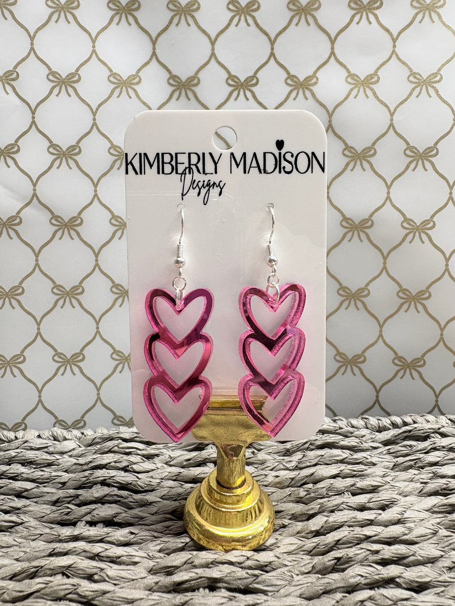 Pink Valentine Earrings