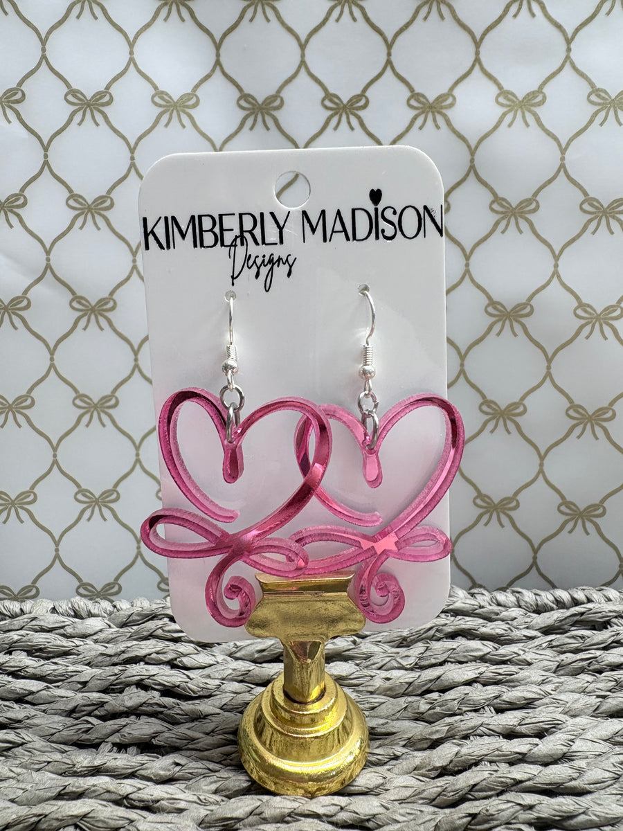 Pearl Heart Earrings