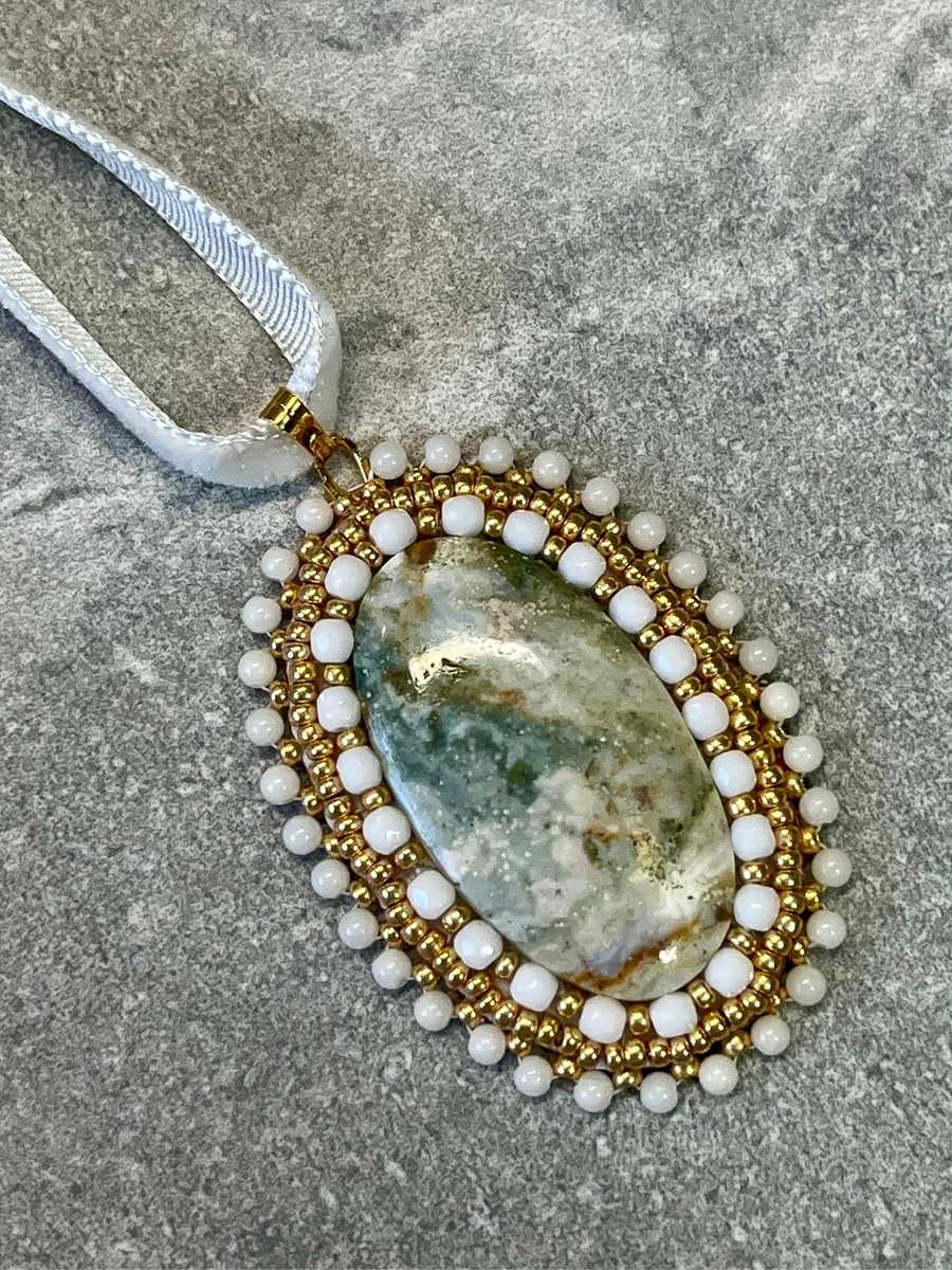 Crazy Lace Agate Necklace