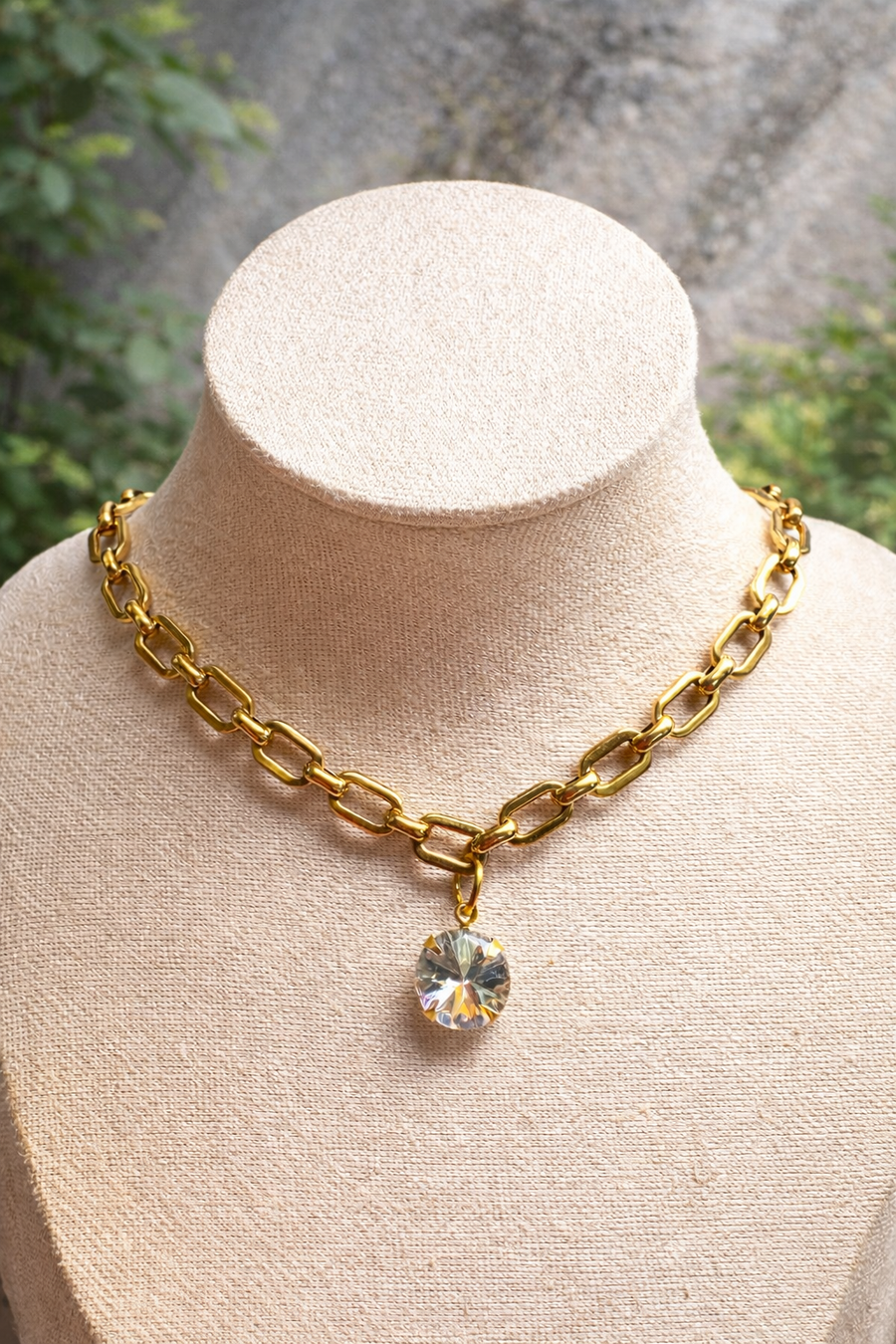 Crystal Drop Necklace